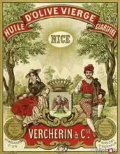 Unknown: Label for Vercherin Extra Virgin Olive Oil