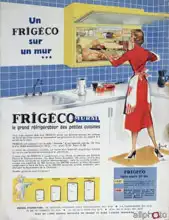 Unknown: Frigeco wall-mounted refrigerator, from Elle