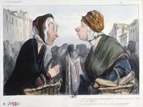 Daumier, Honore: Types of cartoon Parisiens