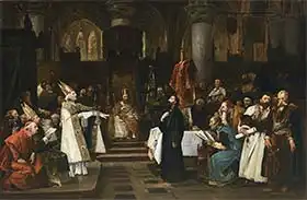 Brozik, Vaclav: Hus before the Council of Constance