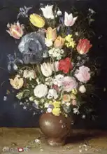 Brueghel, Jan, the elder: Vase with Flowers