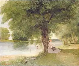 Courbet, Gustave: The Charente at Port-Bertaud