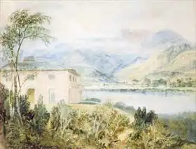 Turner, William: Tent Lodge, by Coniston Water, 1818