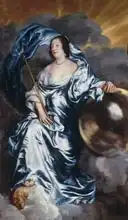 Dyck, van Anthony: Rachel de Ruvigny, Countess of Southampton as `Fortune
