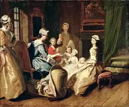 Highmore, Joseph: Pamela tells a nursery tale, from 