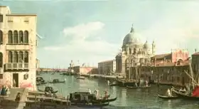 Canaletto, Giovanni: View of the Grand Canal: Santa Maria della Salute and the Dogana from Campo Santa Maria Zobenigo, early 1730s