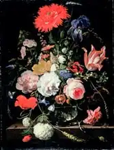 Mignon, Abraham: Flower piece