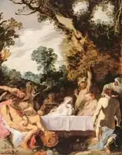 Liss, Johann: A Bacchanalian Feast