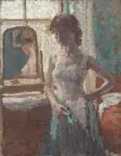 Gore, Spencer Frederick: The Green Dress, 1908-09