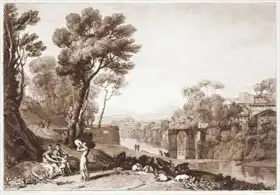 Turner, William: F.3.I The Woman and the Tambourine, from the 