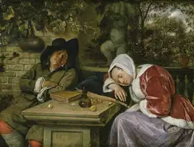 Steen, Jan Havicksz: Sleeping couple