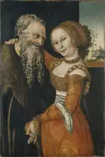 Cranach, Lucas: Incongruous pair