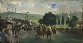 Manet, Edouard: Races at Longchamp