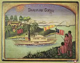 Unknown: English Publicity Poster for Brazilian Coffee