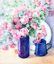Armitage, Karen: Provencal Arrangement of Pinks and Eucalyptus