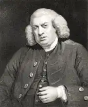 Reynolds, Joshua: Portrait of Dr. Samuel Johnson (1709-84)