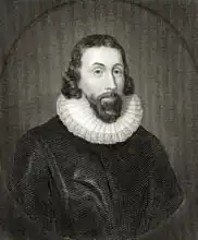 Dyck, van Anthony: John Winthrop, engraved by Charles William Sharpe (1818-99)