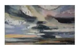 Gibbs, Lo: Turner In Translation 2 oil and shellac on gesso panel