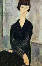 Modigliani, Amadeo: Woman in black