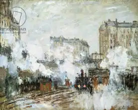 Monet, Claude: Gare Saint-Lazare - the arrival of the train