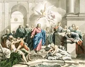 Restout, Jean Bernard: Jesus curing an impotent man at the pool of Bethesda