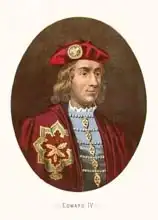 English school (19th century): King Edward IV