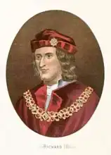 English school (19th century): King Richard III