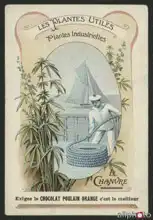 Unknown: Hemp, trade card advertising the chocolate Poulain