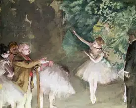 Degas, Edgar: Ballet rehearsal