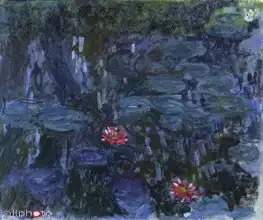 Monet, Claude: Water Lilies and Willow