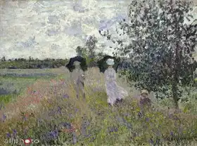 Monet, Claude: Walking Near Argenteuil