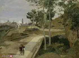 Corot, J. B. Camille: The road to Volterra