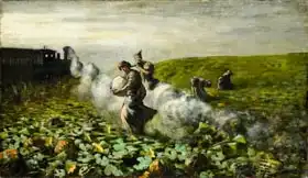 Segantini, Giovanni: The Pumpkin Harvest
