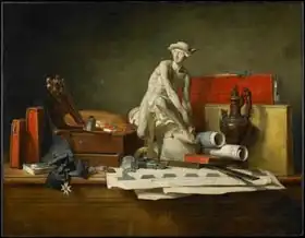 Chardin, Jean-Siméon: The Attributes of the Arts and the Rewards Which Are Accorded Them