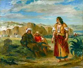 Delacroix, Eugene: View of Tangier, 1852-3
