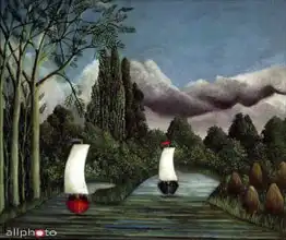 Rousseau, Henri: The banks of the Oise
