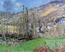 Monet, Claude: Winter in Val de Falaise (Normandy)