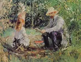 Morisot, Berthe: Julie and Eugene Manet