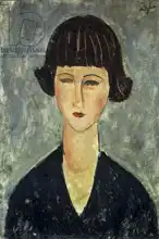 Modigliani, Amadeo: Young brunette