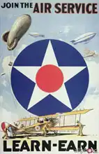 Unknown: Join the Air Service- American recruiting poster