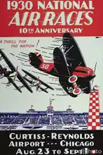 Unknown: Poster for the National Air Races at the Curtiss-Reynolds Airport, Chicago