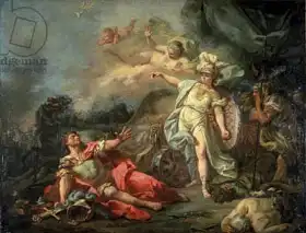 David, Jacques-Louis: Fighting between Mars and Minerva