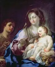 Trevisani, Francesco: Madonna and Child with St. John the Baptist
