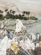 Tissot, James Joseph: Jesus Preaching by the Seashore, illustration for 