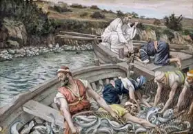 Tissot, James Joseph: The First Miraculous Draught of Fish, illustration for 