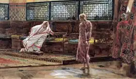 Tissot, James Joseph: Jesus for the First Time before Pilate, illustration for 