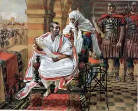 Tissot, James Joseph: The Message of Pilate