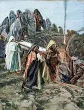 Tissot, James Joseph: Jesus Carried to the Tomb, illustration for 