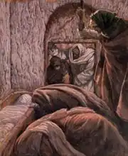 Tissot, James Joseph: Jesus in the Tomb, illustration for 