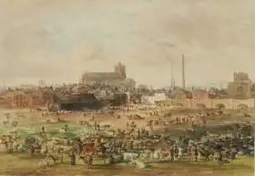 Nutter, William Henry: The Sands, Carlisle - The Cattle Market